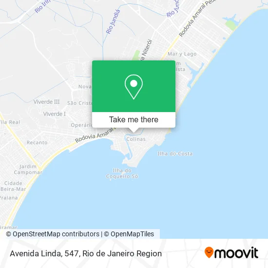 Avenida Linda, 547 map