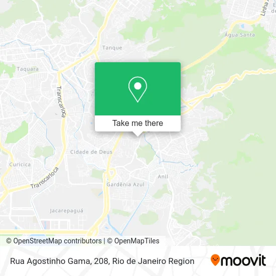 Rua Agostinho Gama, 208 map
