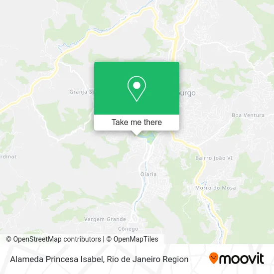 Alameda Princesa Isabel map