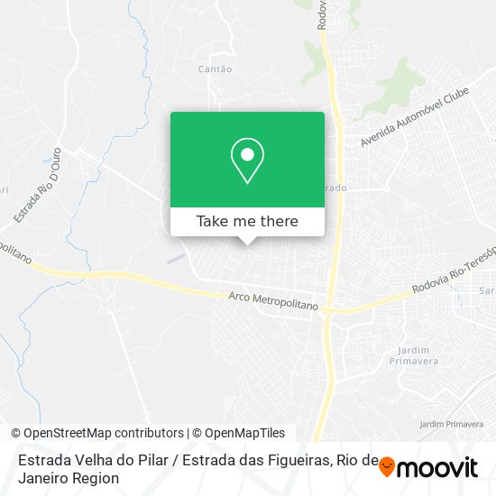 Estrada Velha do Pilar / Estrada das Figueiras map