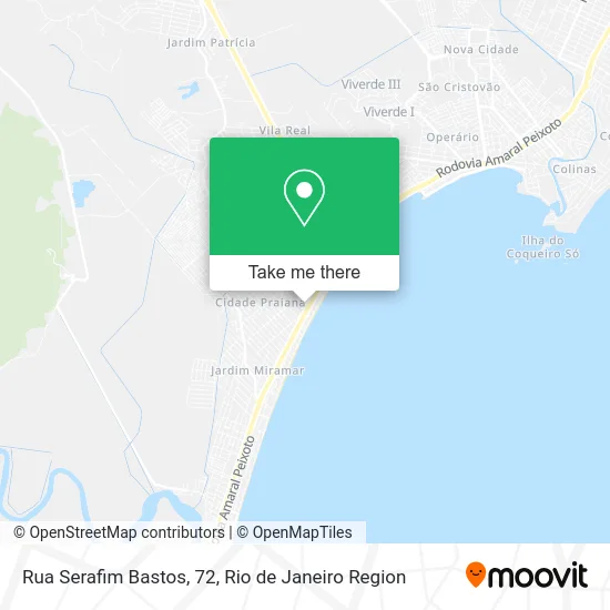 Rua Serafim Bastos, 72 map