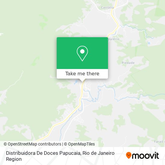 Distribuidora De Doces Papucaia map