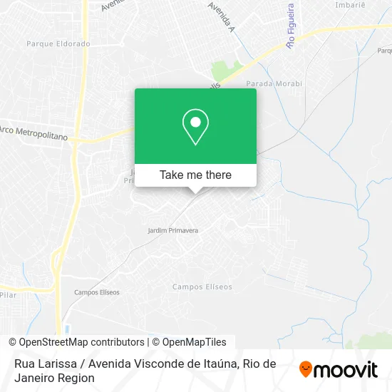 Rua Larissa / Avenida Visconde de Itaúna map