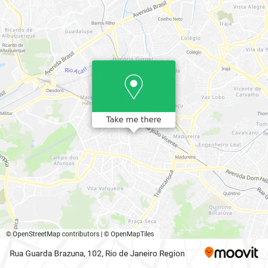 Rua Guarda Brazuna, 102 map
