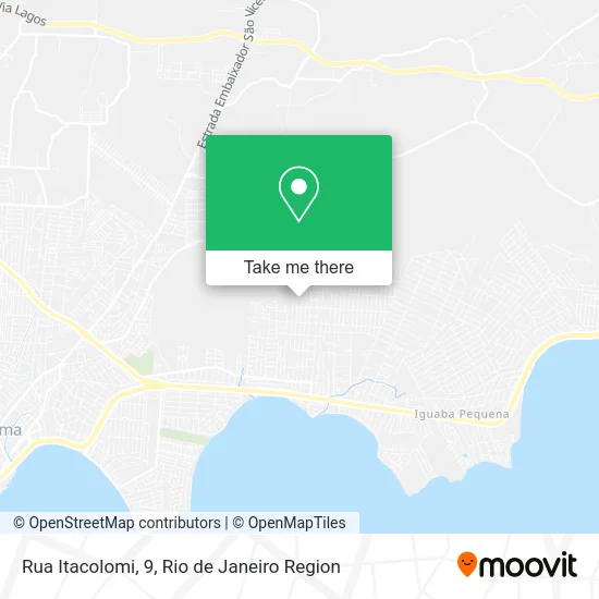 Rua Itacolomi, 9 map