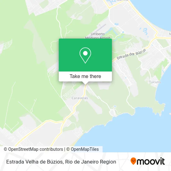 Estrada Velha de Búzios map