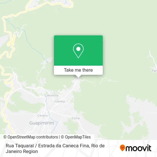 Rua Taquaral / Estrada da Caneca Fina map