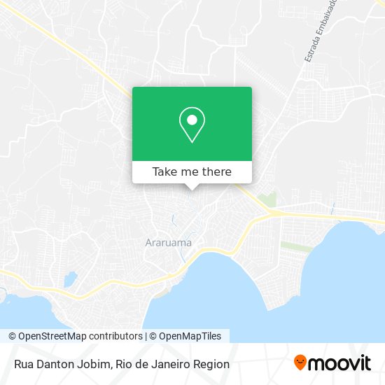 Mapa Rua Danton Jobim