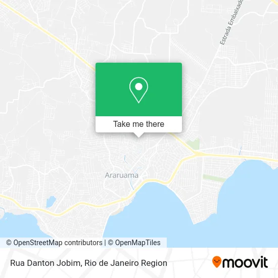 Rua Danton Jobim map