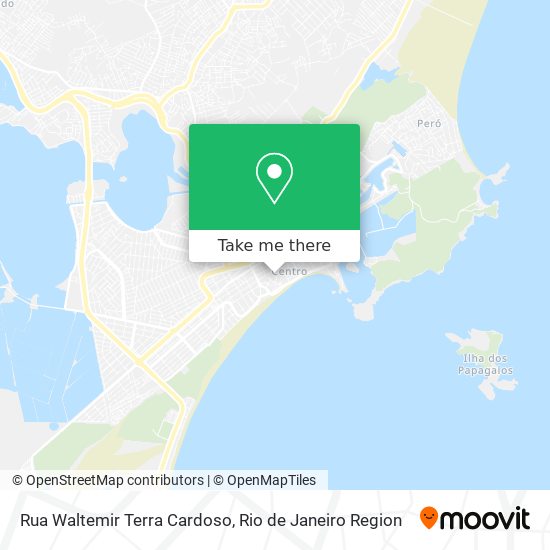 Mapa Rua Waltemir Terra Cardoso