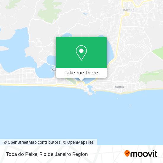 Mapa Toca do Peixe