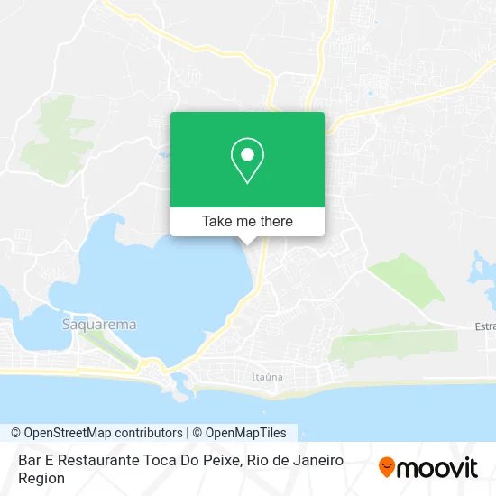 Bar E Restaurante Toca Do Peixe map