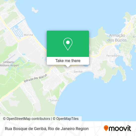 Rua Bosque de Geribá map