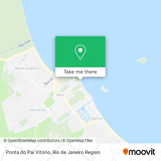 Ponta do Pai Vitório map