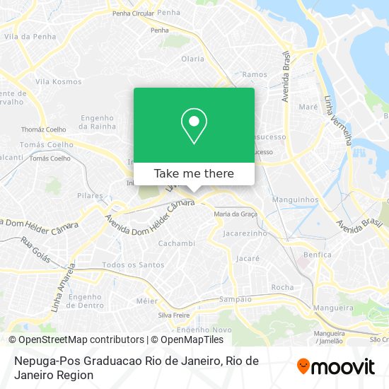 Nepuga-Pos Graduacao Rio de Janeiro map