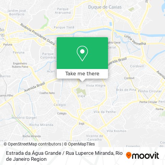 Estrada da Água Grande / Rua Luperce Miranda map