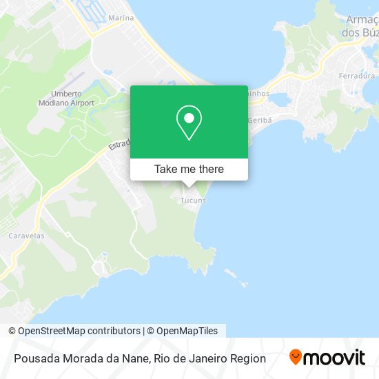 Pousada Morada da Nane map