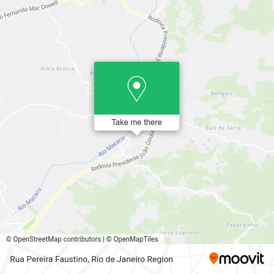 Rua Pereira Faustino map