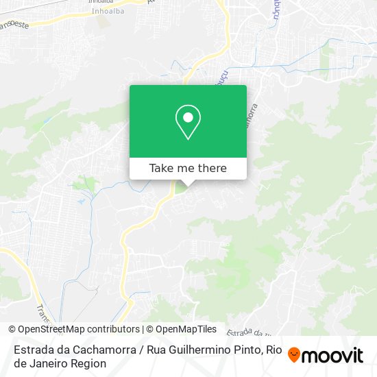 Estrada da Cachamorra / Rua Guilhermino Pinto map