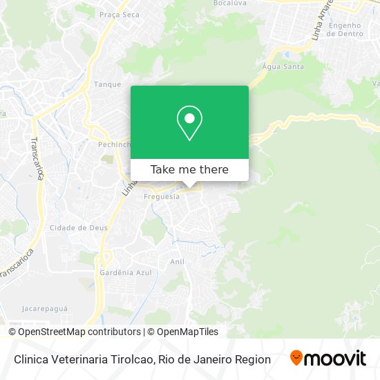 Clinica Veterinaria Tirolcao map