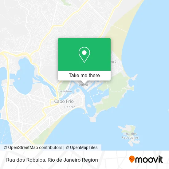 Rua dos Robalos map