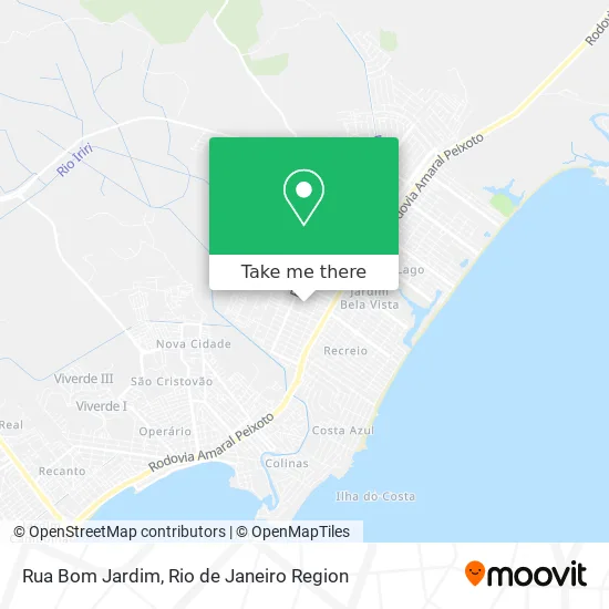 Rua Bom Jardim map