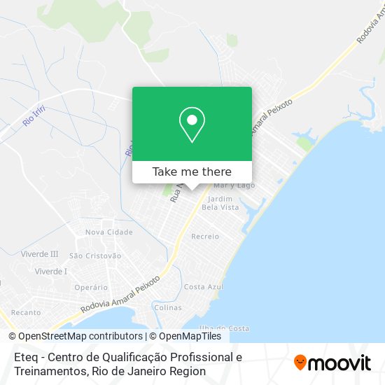 Eteq - Centro de Qualificação Profissional e Treinamentos map