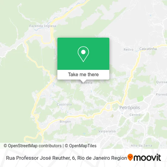 Rua Professor José Reuther, 6 map