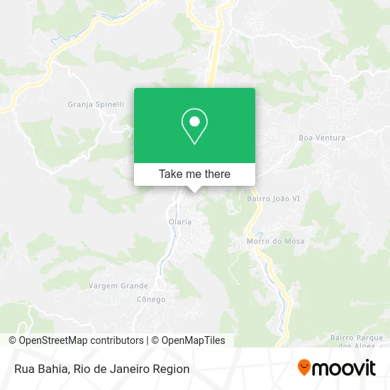 Rua Bahia map