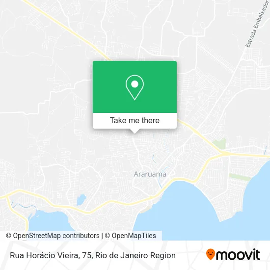 Rua Horácio Vieira, 75 map