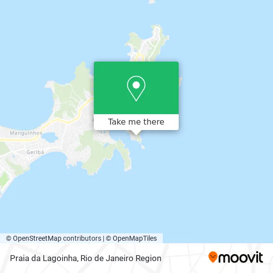 Praia da Lagoinha map