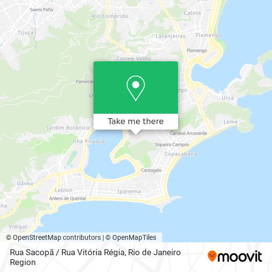 Rua Sacopã / Rua Vitória Régia map