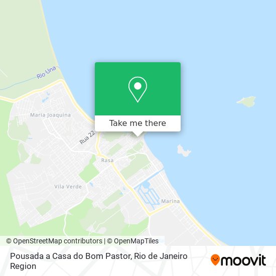 Pousada a Casa do Bom Pastor map