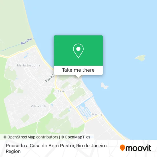 Pousada a Casa do Bom Pastor map