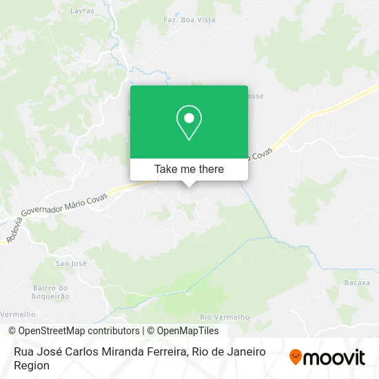 Rua José Carlos Miranda Ferreira map