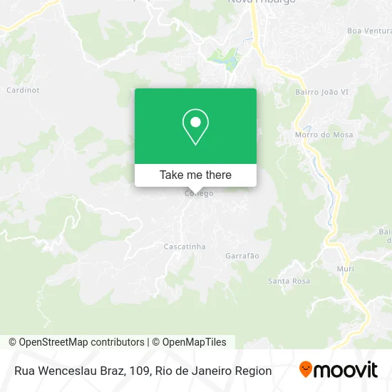 Rua Wenceslau Braz, 109 map