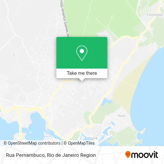 Rua Pernambuco map