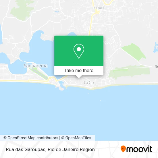 Rua das Garoupas map