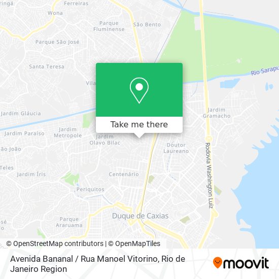 Avenida Bananal / Rua Manoel Vitorino map