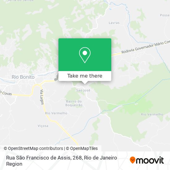 Rua São Francisco de Assis, 268 map