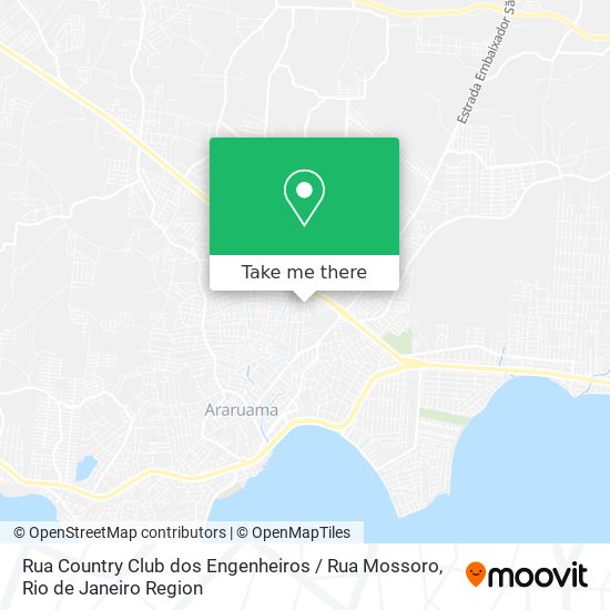 Mapa Rua Country Club dos Engenheiros / Rua Mossoro