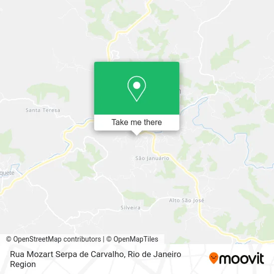 Rua Mozart Serpa de Carvalho map