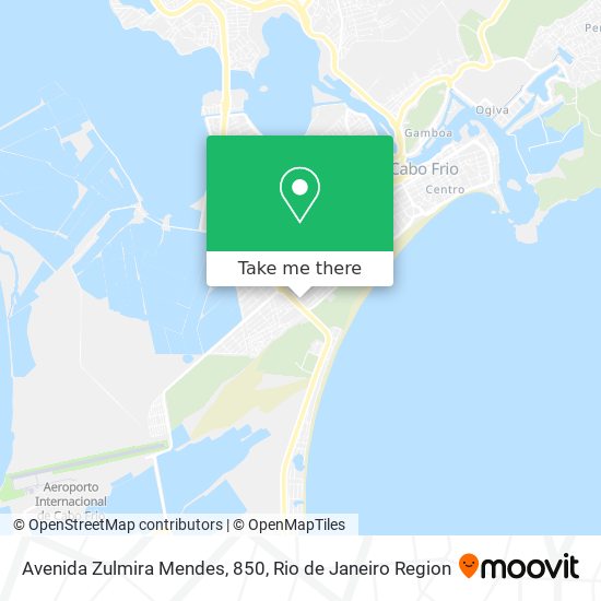 Mapa Avenida Zulmira Mendes, 850