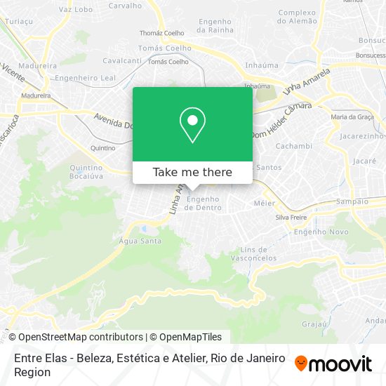 Entre Elas - Beleza, Estética e Atelier map