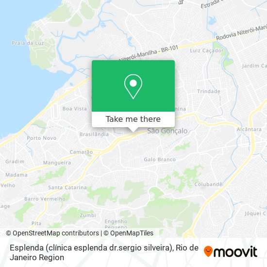 Mapa Esplenda (clínica esplenda dr.sergio silveira)