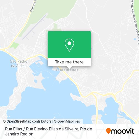 Mapa Rua Elias / Rua Elevino Elias da Silveira