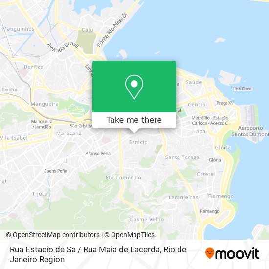 Mapa Rua Estácio de Sá / Rua Maia de Lacerda