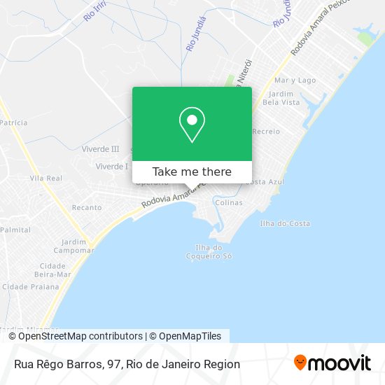 Mapa Rua Rêgo Barros, 97