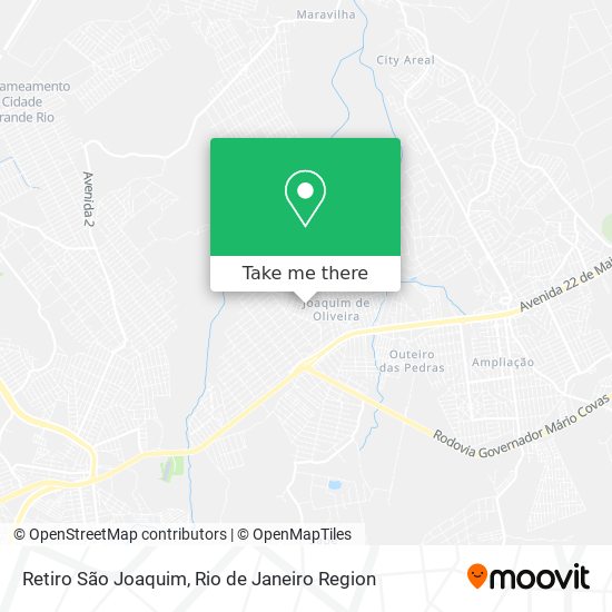 Retiro São Joaquim map