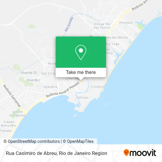 Rua Casimiro de Abreu map
